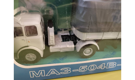 С 1 рубля! МАЗ 504В + полуприцеп 5205А, масштабная модель, Наш Автопром, scale43