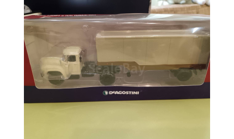 С 1 рубля!ZIL-130B1+ODAZ-794 тягач+полуприцеп, масштабная модель, DeAgostini, scale43, ОдАЗ