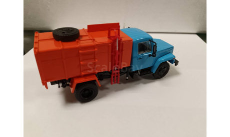 С 1 рубля! GAZ-3307 КО-413 мусоровоз, масштабная модель, DeAgostini, scale43