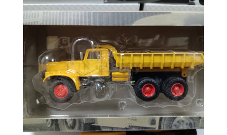 С 1 рубля! Kraz 256Б1  желтый самосвал, масштабная модель, scale43, КрАЗ