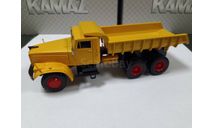 С 1 рубля! Kraz 256Б1 желтый самосвал, масштабная модель, scale43, КрАЗ