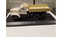С 1 рубля! Kraz 256 белый /бежывый самосвал, масштабная модель, КрАЗ, scale43