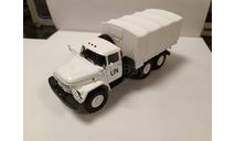 С 1 рубля! ZIL 131 с тентом белый МЧС Автоистория, масштабная модель, Автоистория (АИСТ), 1:43, 1/43