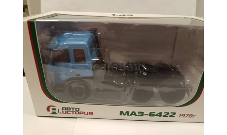 С 1 рубля! МАЗ 6422 тягач синий  Автоистория, масштабная модель, Автоистория (АИСТ), 1:43, 1/43