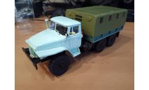 с 1 рубля! URAL 375 бортовой c тентом, масштабная модель, DeAgostini, 1:43, 1/43