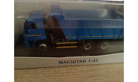С 1 рубля! KAMAZ 6520 SSM самосвал синий рейсталинг, масштабная модель, Start Scale Models (SSM), scale43, КамАЗ