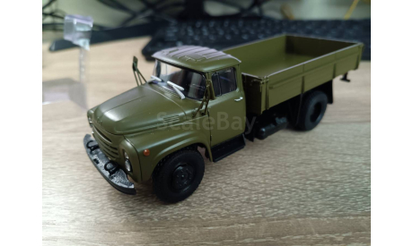С 1 рубля! ZIL 130 бортовой зеленый  Автоистория, масштабная модель, Автоистория (АИСТ), scale43