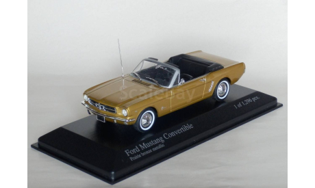 Ford Mustang Convertible 1964 - MINICHAMPS - 1/43, масштабная модель, scale43