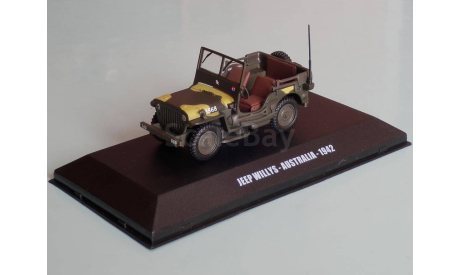 Jeep Willys, масштабная модель, DeAgostini (военная серия), scale43