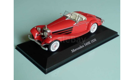 Mercedes Benz 540K, масштабная модель, Mercedes-Benz, Altaya, scale43