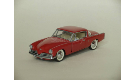 Studebaker Commander Starliner (1953) - Franklin Mint - 1/43 (сломано крепление пассажирской двери), масштабная модель, scale43