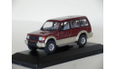 Mitsubishi Pajero LWB 1994 red (отломано зеркало, треснут бокс, нет картона) - MINICHAMPS - 1/43, масштабная модель, scale43