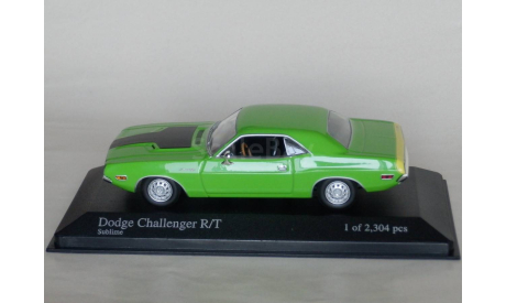 Dodge  Challenger R/T 1970 - MINICHAMPS - 1/43, масштабная модель, scale43