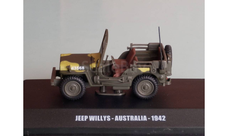 Jeep Willys, масштабная модель, DeAgostini (военная серия), scale43