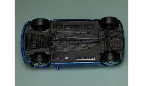 Renault Clio - BBURAGO - 1/43 (без упаковки), масштабная модель, scale43, Peugeot