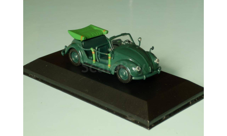 Volkswagen Hebmuller, 1949, масштабная модель, DeAgostini (военная серия), scale43