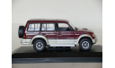 Mitsubishi Pajero LWB 1994 red (отломано зеркало, треснут бокс, нет картона) - MINICHAMPS - 1/43, масштабная модель, scale43