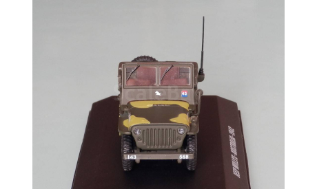 Jeep Willys, масштабная модель, DeAgostini (военная серия), scale43