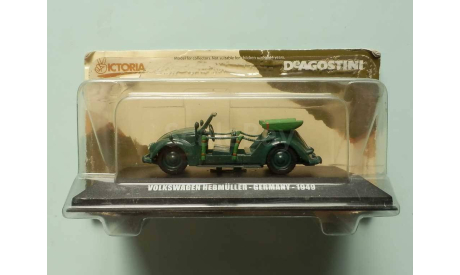 Volkswagen Hebmuller, 1949, масштабная модель, DeAgostini (военная серия), scale43