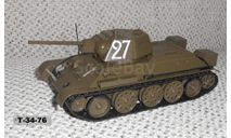 Танки - легенды Т - 34-76, масштабные модели бронетехники, СУ, журналка, 1:43, 1/43