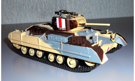 TANK MK. III VALENTINE, масштабные модели бронетехники, Chars de Combat, 1:43, 1/43