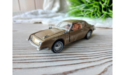 Studebaker Avanti Gold Diecast Metal Model 1963 by Franklin Mint 1/43