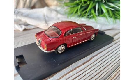 Alfa Romeo Giulietta sprint Street 1959 Red (Rosso Alfa), масштабная модель, Bang Italy, scale43