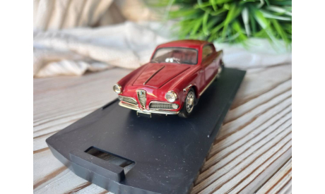 Alfa Romeo Giulietta sprint Street 1959 Red (Rosso Alfa), масштабная модель, Bang Italy, scale43