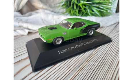 1/43 Plymouth Hemi Cuda (1971) Ixo Altaya, масштабная модель, scale43