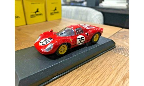 1/43 FERRARI DINO 206 C - MONZA 1966 -BANDINI/SCARFIOTTI ART MODEL  ART106 RAR, масштабная модель, 1:43