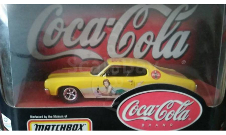 1:43 chevrolet chevelle 1970 Coca Cola matchbox, масштабная модель, scale43