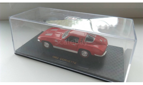 1/43 Chevrolet Corvette Stingray 1963 Road champs, масштабная модель, 1:43
