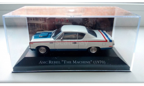 1/43 AMC Rebel ’The Machine’ 1970 Ixo Altaya RARE., масштабная модель, scale43