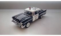 1/43 Chevrolet Bel Air Police Chief 1957 Franklin Mint RARE, масштабная модель, scale43