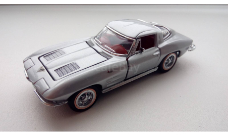 1:43 Chevrolet Corvette Stingray 1963 Franklin mint, масштабная модель, Matchbox, 1/43