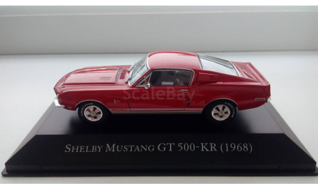 1/43 Shelby Mustang GT 500-KR 1968 Ixo/Altaya New RARE, масштабная модель, scale43
