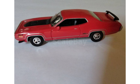 1/43 Plymouth GTX 440 1971 Red Johnny Lightning, масштабная модель, scale43
