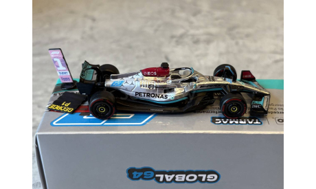 Mercedes AMG F1 w13 George Russell #63 Formula 1, масштабная модель, Mercedes-Benz, Tarmac, scale64