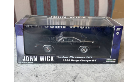 Dodge Charger R/T 1968, масштабная модель, Greenlight Collectibles, scale43