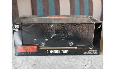 Plymouth Cuda 1971, масштабная модель, Greenlight Collectibles, scale43