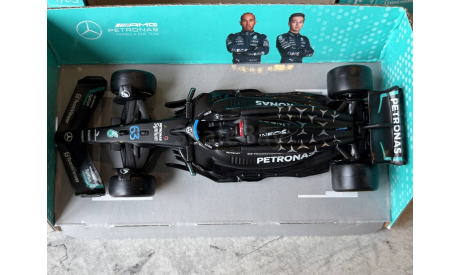 Mercedes F1 W14 2023 George Russell #63 Formula 1, масштабная модель, Mercedes-Benz, BBurago, scale43