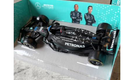Mercedes F1 W14 2023 George Russell #63 Formula 1, масштабная модель, Mercedes-Benz, BBurago, scale43