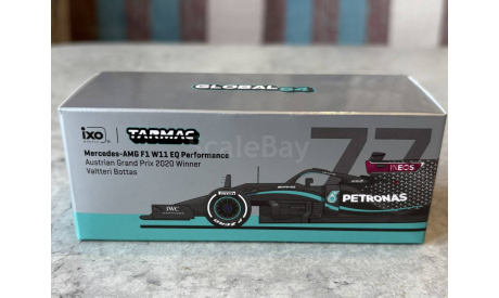 Mercedes AMG F1 w11 Valtteri Bottas #77 Formula 1, масштабная модель, Mercedes-Benz, Tarmac, scale0