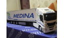 Ивеко стреллис с полуприцепом медина, масштабная модель, 1:43, 1/43, Eligor, Iveco