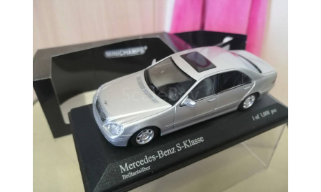 Mercedes W 220 S class w220 minichamps, масштабная модель, Mercedes-Benz, scale43