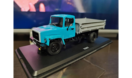 Саз 3507 на газ 3307, масштабная модель, Ручная работа, scale43