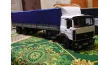 Маз с полуприцепом, масштабная модель, scale43, Ручная работа