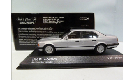 Bmw 7 Series E32  minichamps, масштабная модель