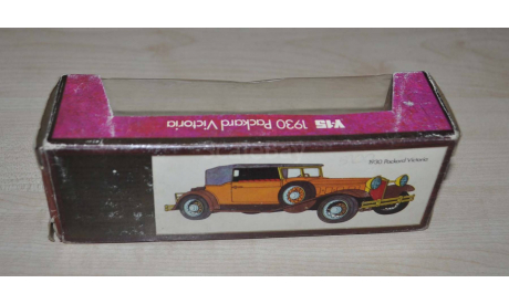 Коробка 1930 Packard Victoria Возможен обмен на книги, проспекты, масштабная модель, Matchbox, 1:50, 1/50