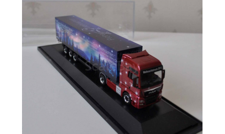 MAN 2012 Weihnachtstruck Herpa Возможен обмен на литературу, проспекты, масштабная модель, scale87